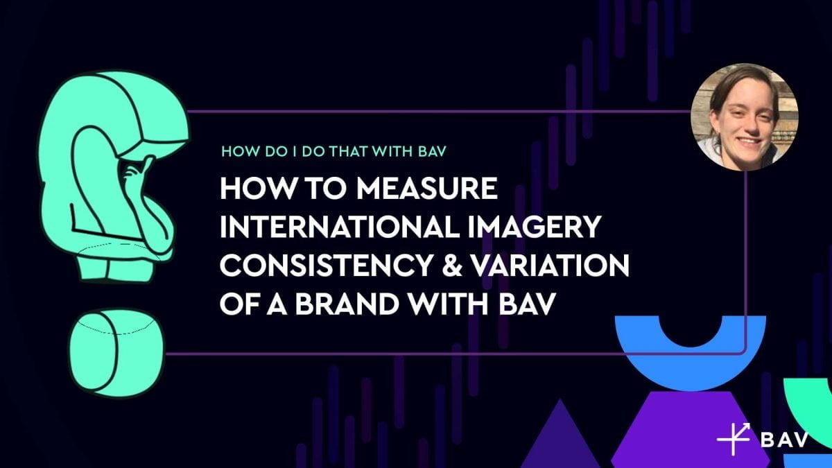 How to Measure International Imagery Consistency & Variation Of A Brand with BAV