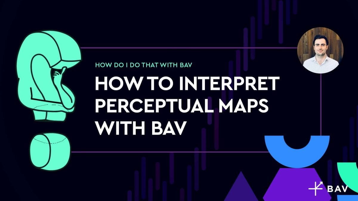 How To Interpret Perceptual Maps with BAV