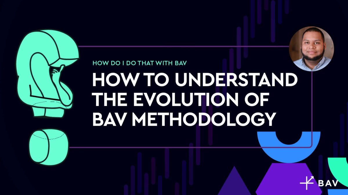 How to understand the Evolution of BAV Methodology